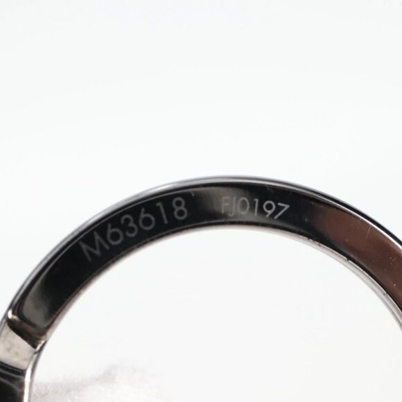 LOUIS VUITTON Eclipse Porte Cles Tab Key Holder metal Silver - Picture 11 of 11